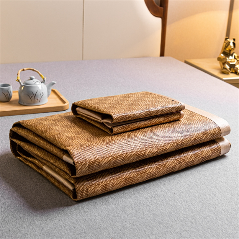 Silk Pillowcase Set - Tappetino rinfrescante Tappetino estivo in bambù