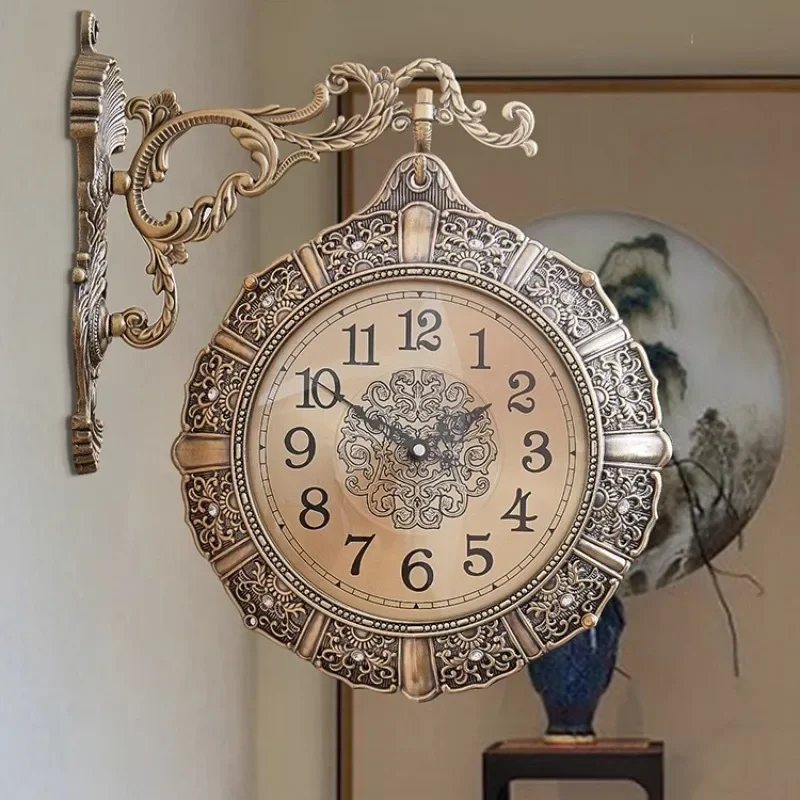 Luxury Lifestyle Aesthetic - Orologio da Parete Nordico Retrò Silenzioso