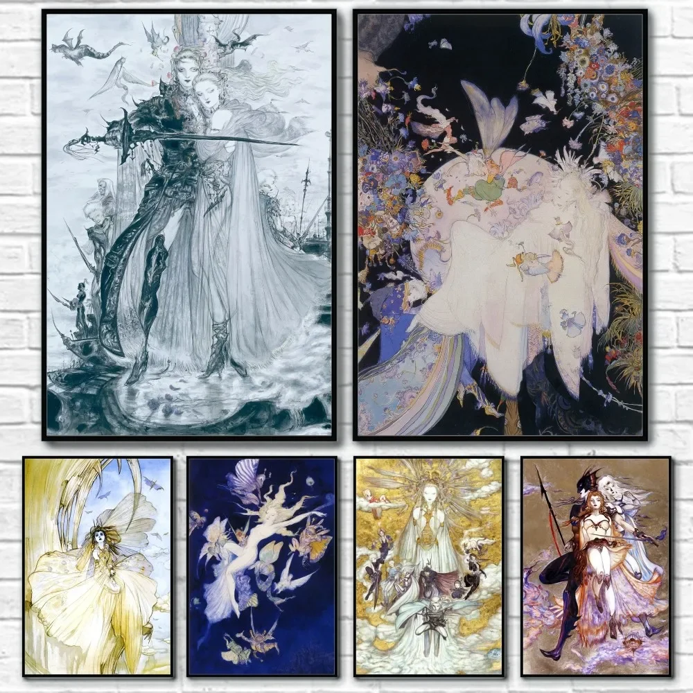 Luxury Lifestyle Items - Yoshitaka Amano Final Fantasy Gioco Poster