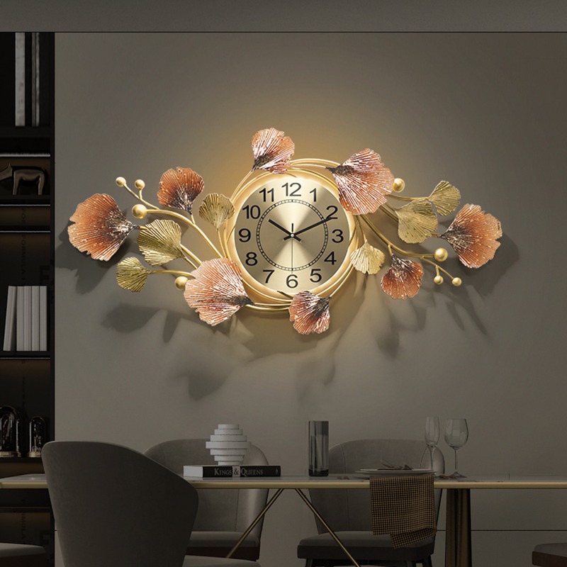 Luxury Lifestyle Aesthetic - Orologio da Parete in Stile Cinese