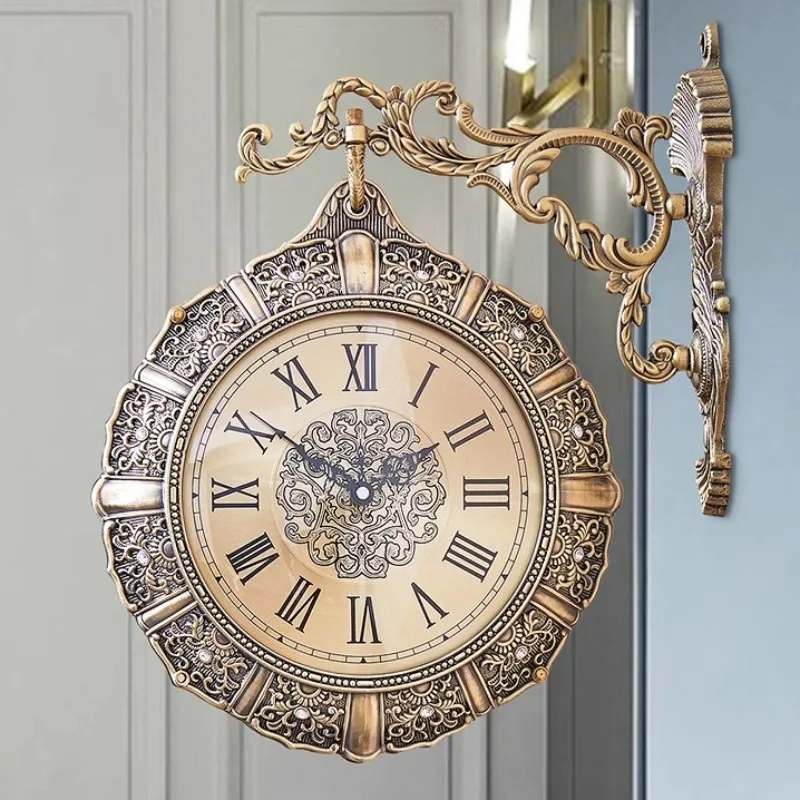 Luxury Lifestyle Aesthetic - Orologio da parete per soggiorno retrò