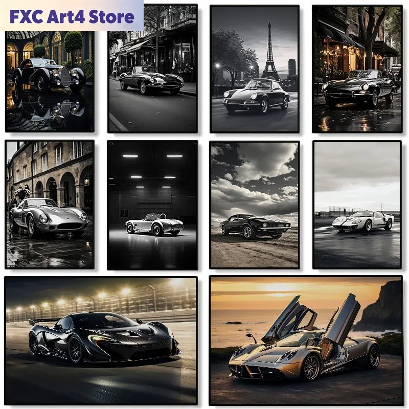 Luxury Lifestyle Items - Poster di Auto di Marca Famosa
