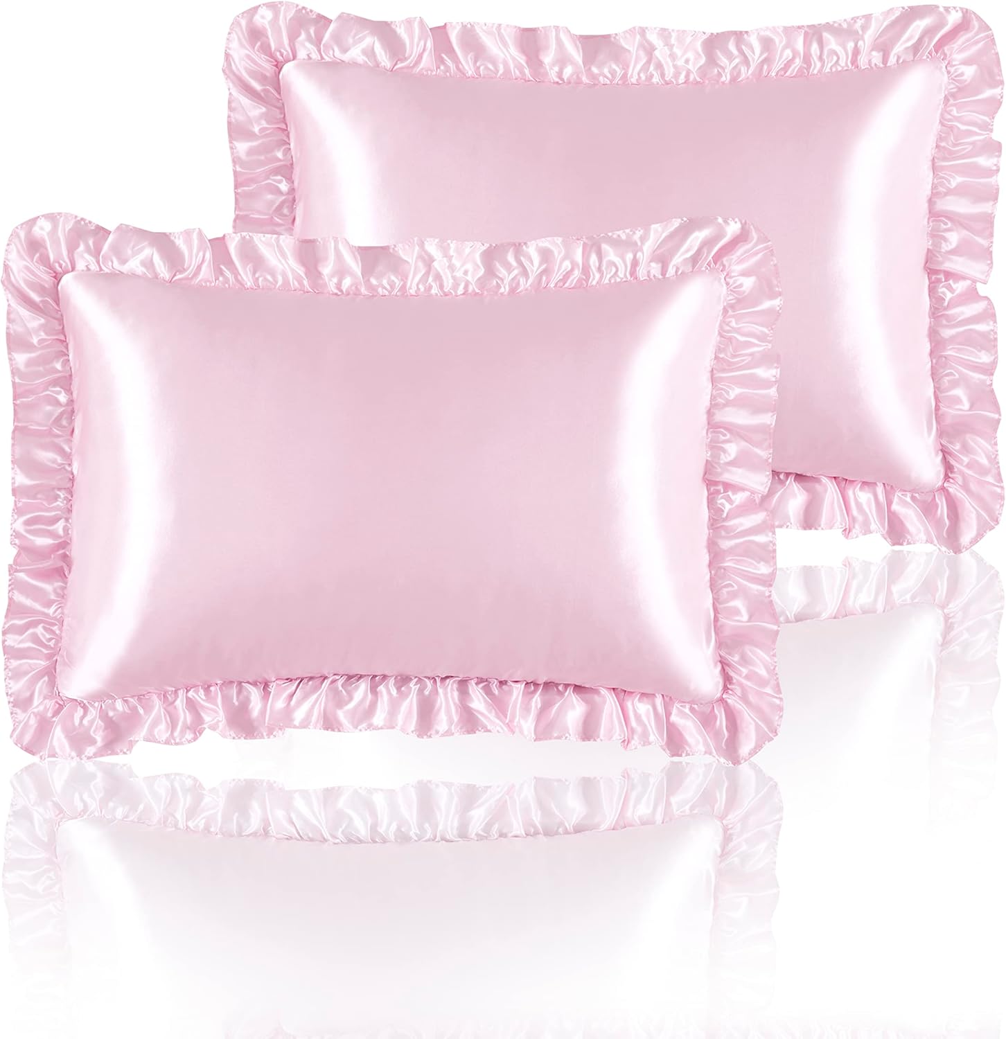 2 Federe in Raso con Volant pe - Silk Pillowcase Set recensione e prezzo