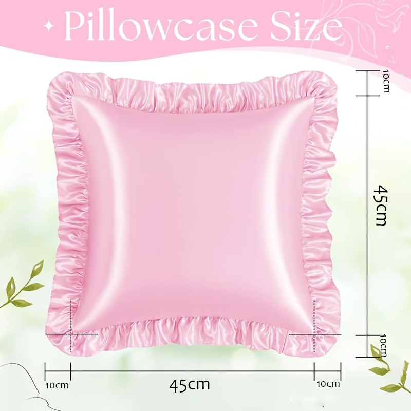 2 Federe in Raso con Volant pe - Silk Pillowcase Set recensione e prezzo